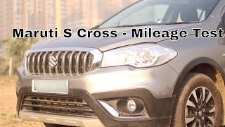 Maruti S Cross 13 Diesel  Mileage Test on Highway  Kitna Deti Hai  Hindi [upl. by Robaina220]