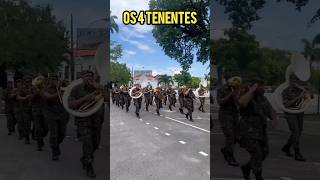 Os 4 Tenentes  Dobrado Militar Military March  19Bc 6°RM  Desfile da Tropa shorts marcha eb [upl. by Shum130]