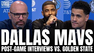 Kyrie Irving Josh Green amp Jason Kidd Discuss Dallas Mavs vs Golden State Daniel Gafford Impact [upl. by Procto]