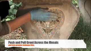 Creating a Vertical Mount Mosaic for Your Garden Using NO Days Mosaic Mesh [upl. by Patrizio]