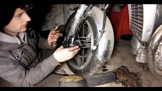 1980 Honda CX500 Seized sticking Brake Caliper Fix and tricks DIY clean not a rebuild [upl. by Higginson]