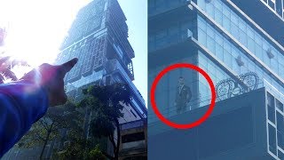 How Mukesh Ambanis Expensive House ANTILIA Looks in Super Zoom [upl. by Pollard241]