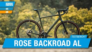 Rose Backroad AL im Test Agiler und komfortabler Gravelbike Bestseller [upl. by Aoket948]