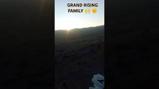 Rise amp Shine🌞grandrising nature hikingtrails peace sunrise love newearth 144 lightwarrior [upl. by Nanyk]