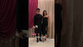 Power couple Ravi Dubey and Sargun Mehta twinned in black ytshorts sargunmehta ravidubey [upl. by Arivle]