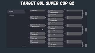 LIVE DARTS DRAW  GDL Super Cup Q2 [upl. by Aicilegna]