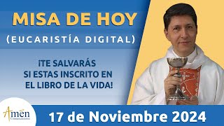 Misa de Hoy  Padre Carlos Yepes  Domingo 17 Noviembre 2024  Eucaristía Digital  Fe  Dios  Misa [upl. by Nirej]