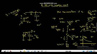 EnglishRC Circuit with impulse Input  Prep for interview [upl. by Nadler829]