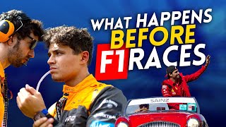 What happens BEFORE an F1 RACE [upl. by Rosy]