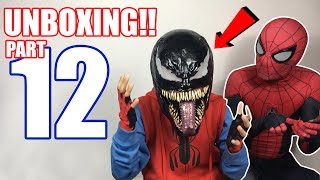 Spiderman UNBOXING Realistic VENOM MASK [upl. by Colan]