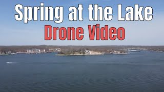 Lake of the Ozarks Spring Drone Video  Osage Beach Missouri [upl. by Erasaec]