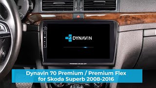 Skoda Superb Dynavin Android Radio Navi Einbau D970 Premium  Premium Flex [upl. by Namyh644]