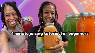 1 minute juicing tutorial for beginners [upl. by Bussey]