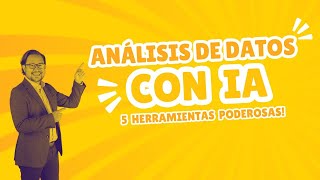 Análisis de Datos con IA Descubre las 5 Mejores Herramientas [upl. by Berkman383]