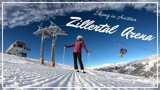 Skiing in Zillertal Arena [upl. by Eibob]