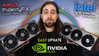 How to UPDATE AMD FSR NVIDIA DLSS amp Intel XeSS with a COPYPASTE Method [upl. by Ardyce]