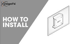 MA1000 and MA1010  How to install  TV wall mount  Vogels [upl. by Aeirdna455]