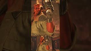 Injustice 2 Hellboy vs Joker Intro injustice2 ytshorts ytshortsindia ythsorts hellboy joker [upl. by Ialokin]