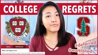 🚫My College Application REGRETS Why I Got Waitlisted at Harvard Stanford Yale  Katie Tracy [upl. by Origra603]