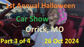 1st Annual Halloween Car Show Orrick MO Part 3 of 4 [upl. by Yras350]