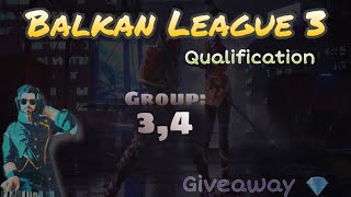 Balkan League 3 Qualification Groip 34 Garena Free Fire [upl. by Eahs]