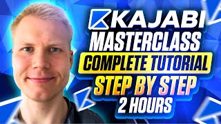 COMPLETE Kajabi Tutorial for beginners 2024  Build A Profitable Online Course From Scratch [upl. by Jehiah376]