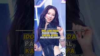 Idol lain pada pamer vokal Karina Aespa malah ngelawak kpop shorts [upl. by Neelav]