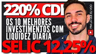 1225 SELIC CAIU OS MELHORES INVESTIMENTOS PARA 2023 DA RENDA FIXA CDB LCI QUAL O MELHOR [upl. by Garold518]