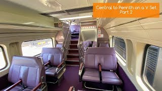 Sydney Trains Vlog 1650 Central to Penrith on a V Set Part 2 [upl. by Aleuqahs]