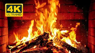 🔥 Cozy Fireplace 4K 12 HOURS Fireplace with Crackling Fire Sounds Crackling Fireplace 4K [upl. by Stillman]