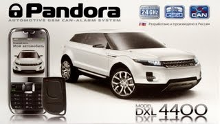 Pandora DXL 4400 CAN — GSM сигнализация с CAN шиной — видео обзор 130comua [upl. by Rosabel]