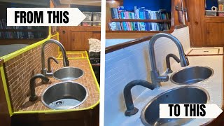 DIY Galley Makeover TRANSFORMATION EP 141 [upl. by Wetzel]