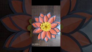 Easy paper wall hanging 🥰☺️youtubeshorts ytshorts diy craftideas [upl. by Aylward11]