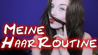 Meine HAARROUTINE  Pflege Styling Produkte Farbe usw [upl. by Langelo]