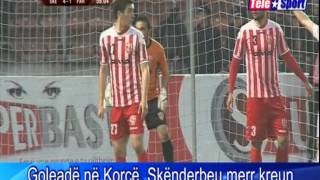 Superliga java 30 Goleade ne Korce Skenderbeu merr kreun skenderbeu 52 partizani  Telesport [upl. by Douglass430]