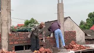 🧱 Mastering Concrete Pillars amp Brick Wall Installation Essential Skills for Solid Structures 🔧🏠 [upl. by Ribaj694]