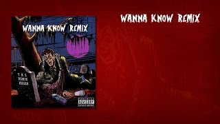 ILLSLICK  quotWanna Know Remixquot Feat Dm Lyrics Video [upl. by Nowahs]