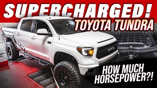 We Supercharged the Toyota Tundra 57 V8  How much Horsepower [upl. by Nehtanoj]