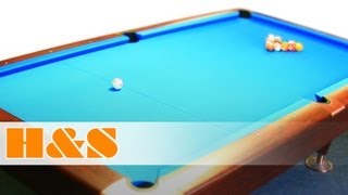 Zeitraffer Billard München  Billardtisch kaufen bei HampS  Time Lapse Pool Table [upl. by Sirdna49]