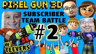 Lets Play Pixel Gun w MORE Teevers Part 2 FGTEEV Subscriber Team Battles w Mike amp Dad Face Cam [upl. by Yeldah]