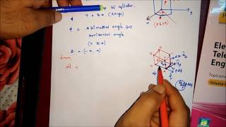 Electromagnetics Lecture2 Vector Calculus Cylindrical coordinate System [upl. by Jair]