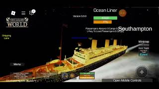 RMS Majestic Voyage and Sinking Tiny Sailors World Roblox Game With Music By Captain Johnny [upl. by Naghem]