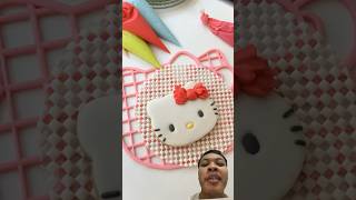 Fiesta hello kitty cake sanriogirl sanrio sanriopuroland kawaii cakedecorating cute cookie [upl. by Veradi]