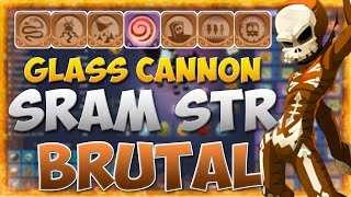 DOFUS PVP 1X1 SRAM STR GLASS CANNON BRUTAL COMBO  ATACK [upl. by Annis]