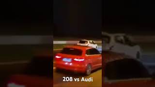 208 vs Audi Parece a3 [upl. by Halsey529]