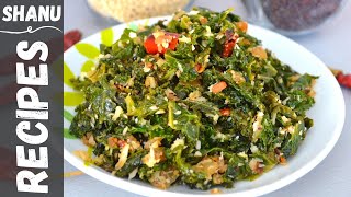 Indian style Kale recipe  Kale Stir Fry Recipe  Tasty kale Recipes  Howto cook Kale 79 [upl. by Luca733]