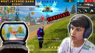 MOST INTENSE GAME EVER 😱│ GARENA FREE FIRE 🔥 [upl. by Trask853]