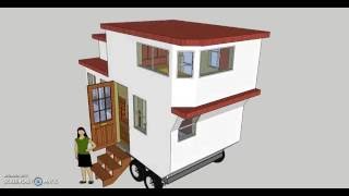 The Recluse 12 1 person Tiny House by Rcokwood Designs [upl. by Rehpotsirc480]