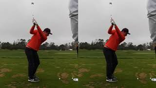 Viktor Hovland Golf Swing Slow Motion Down The Line Iron [upl. by Ted]