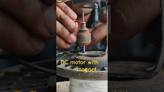 DC motor with magnet 🧲 unique motor diy dcmotor ideas howtomake experimentideashortstrending [upl. by Mukund]